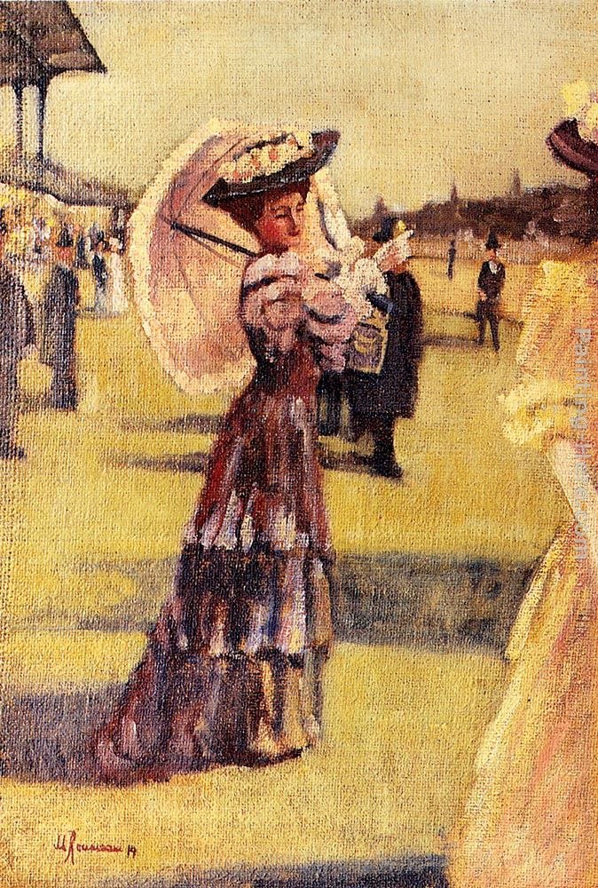 Marguerite Rousseau At The Races